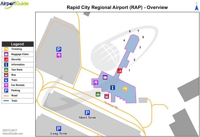 rapid city regional airport parking fees